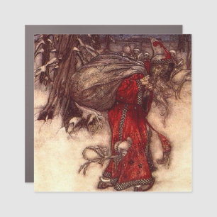 Santa Claus Arthur Rackham  Car Magnet