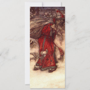 Santa Claus Arthur Rackham Invitation
