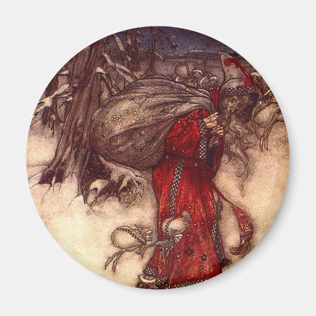 Santa Claus Arthur Rackham  Magnet (Front)