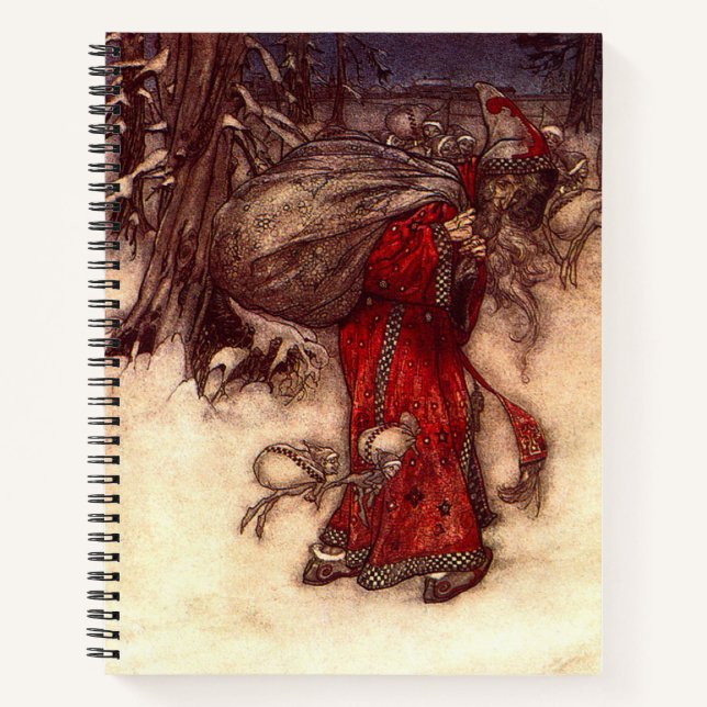 Santa Claus Arthur Rackham  Notebook (Front)