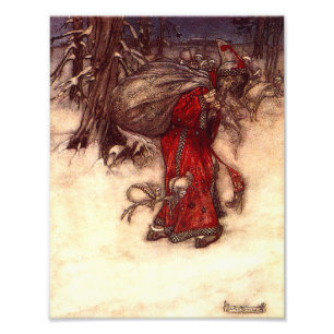 Santa Claus Arthur Rackham Photo Print