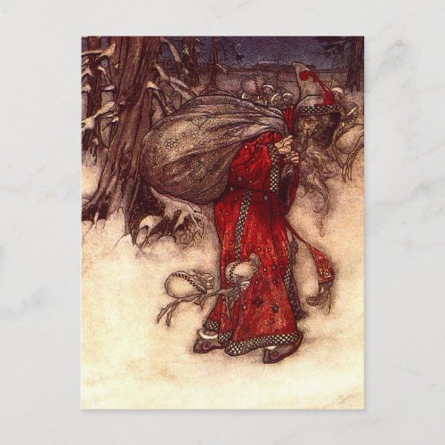 Santa Claus Arthur Rackham  Postcard