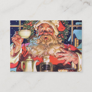 Santa Claus at Home Business Card
