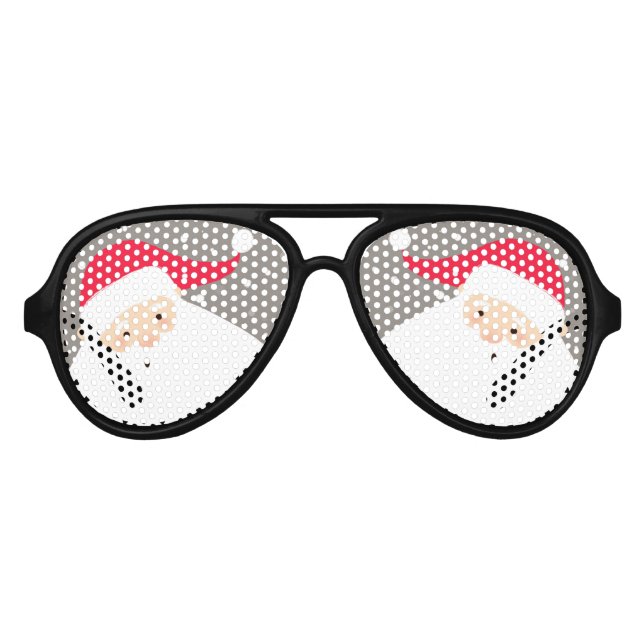 Santa Claus Aviator Sunglasses (Front)