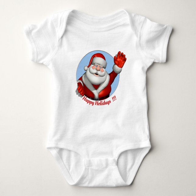 Santa Claus baby Baby Bodysuit (Front)