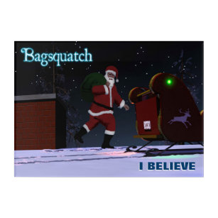 Santa Claus - Bagsquatch Acrylic Print