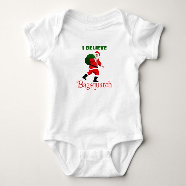 Santa Claus - Bagsquatch Baby Bodysuit (Front)