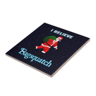 Santa Claus - Bagsquatch Ceramic Tile