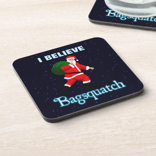 Santa Claus - Bagsquatch Coaster (Left Side)