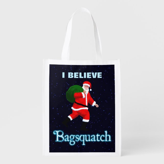 Santa Claus - Bagsquatch Grocery Bag (Front)
