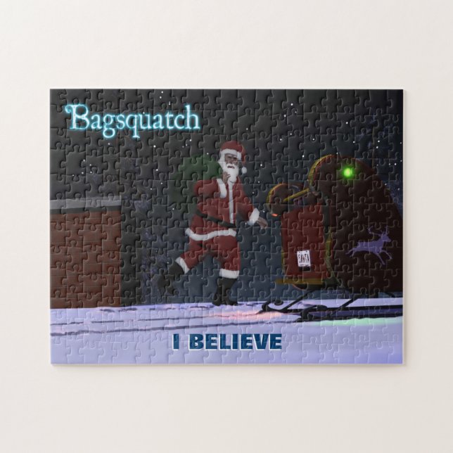 Santa Claus - Bagsquatch Jigsaw Puzzle (Horizontal)