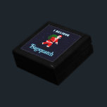 Santa Claus - Bagsquatch Keepsake Box<br><div class="desc">Do you believe in Santa Claus? An image of Santa Claus along the lines of the striding Sasquatch from the Patterson-Gimlin film. Text reading "Bagsquatch" also appears along with customizable text reading "I BELIEVE." Bagsquatch, aka Bigbag, is an elusive, nocturnal figure generally only seen on one night in late December....</div>