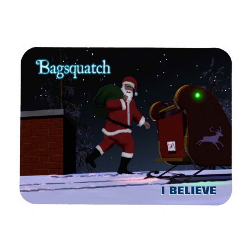 Santa Claus _ Bagsquatch Magnet