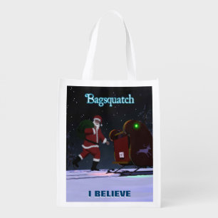 Santa Claus - Bagsquatch Reusable Grocery Bag