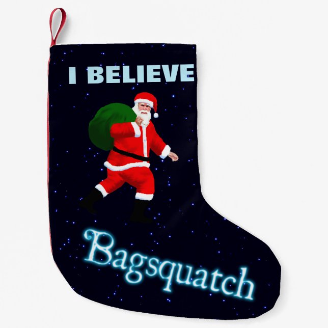 Santa Claus - Bagsquatch Small Christmas Stocking (Front)