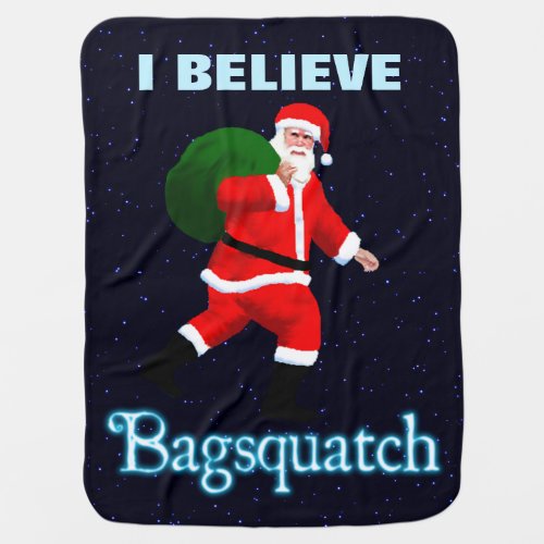 Santa Claus _ Bagsquatch Swaddle Blanket