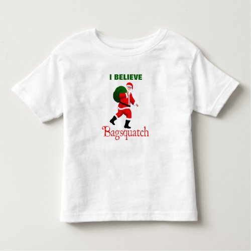 Santa Claus _ Bagsquatch Toddler T_shirt