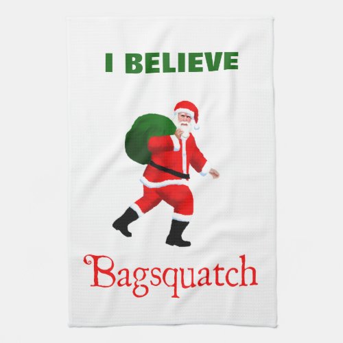 Santa Claus _ Bagsquatch Towel
