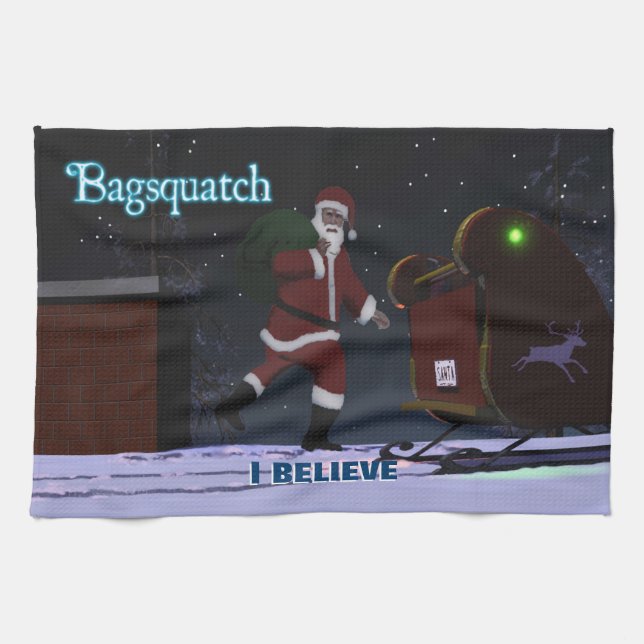 Santa Claus - Bagsquatch Towel (Horizontal)