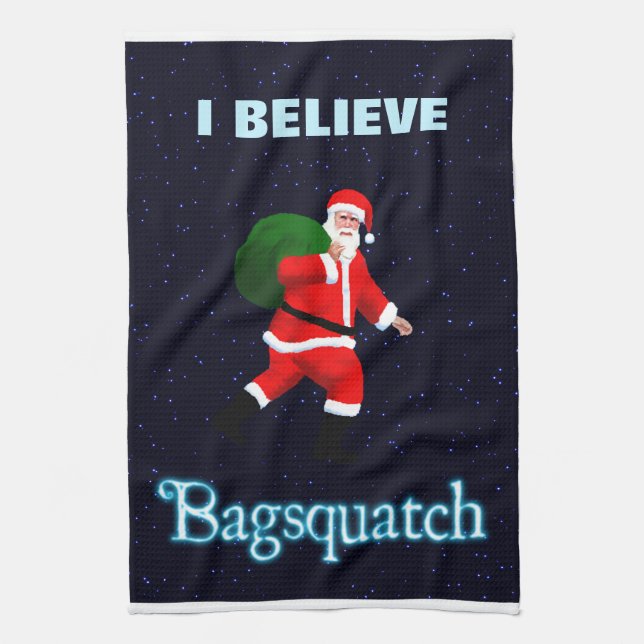 Santa Claus - Bagsquatch Towel (Vertical)