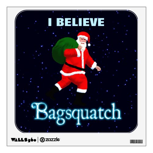 Santa Claus _ Bagsquatch Wall Sticker