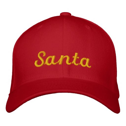 ball cap santa hat