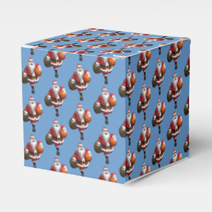 Santa Claus Basketball Player Favor Boxes