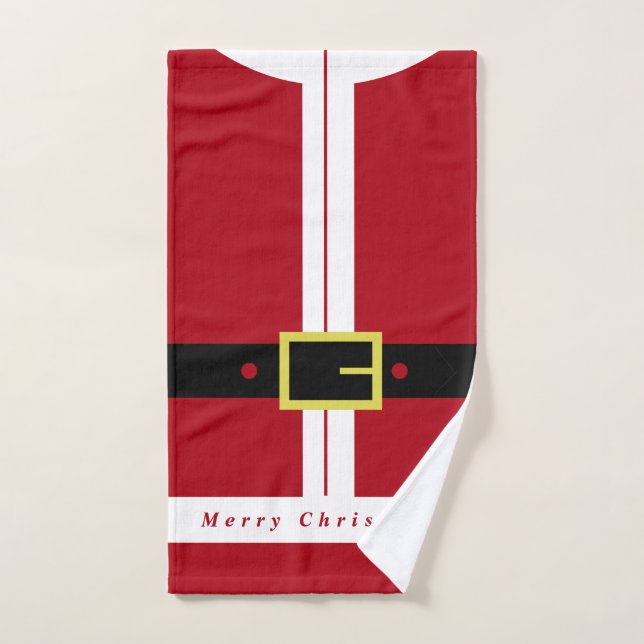 Santa Claus Bath Towel Set (Hand Towel)