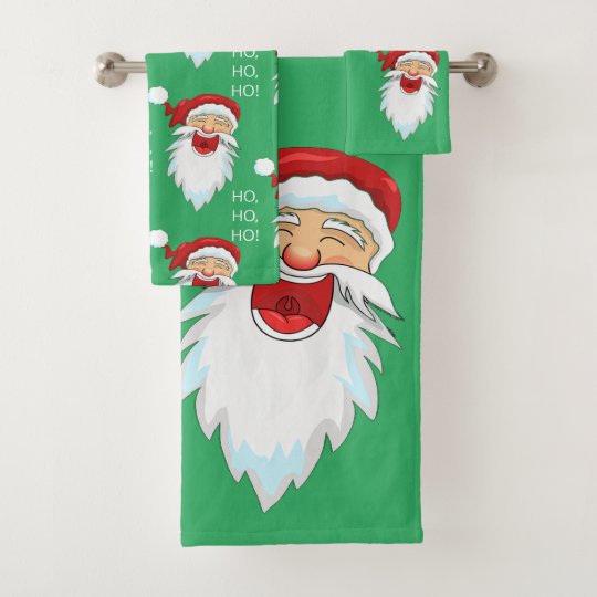 Santa Claus Bathroom Towel Set
