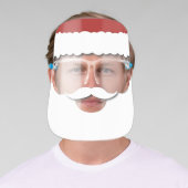 Santa Claus Beard Christmas Face Shield (Insitu)