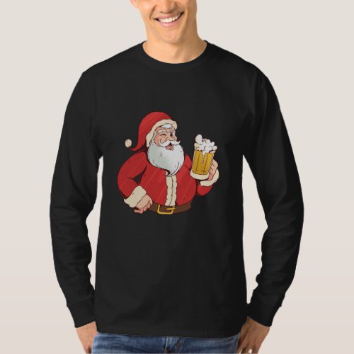 Santa Claus beer T_Shirt