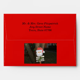 Santa Claus Believe Christmas Envelopes A7