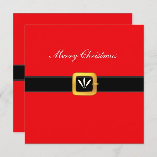 Santa Claus Belt Christmas (Front/Back)