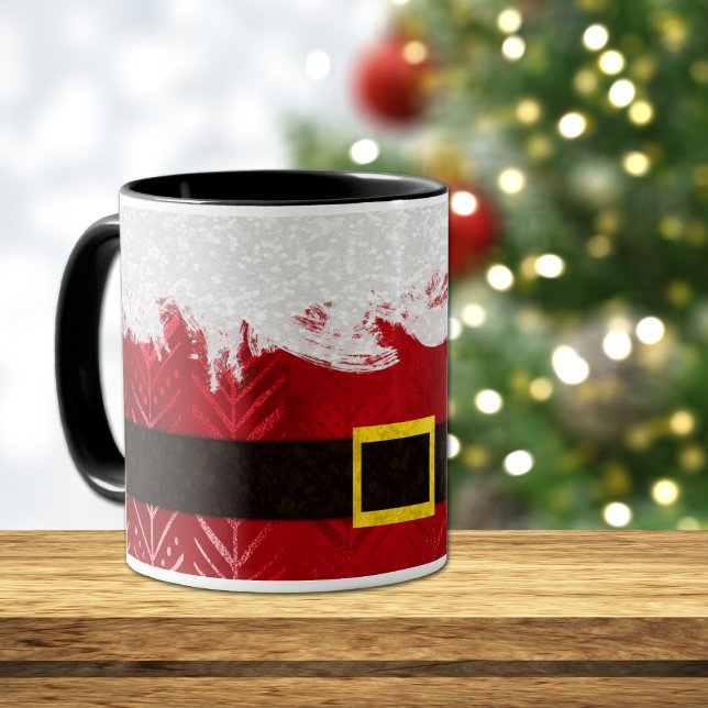 Santa Claus Belt Cute Christmas Mug (Creator Uploaded)