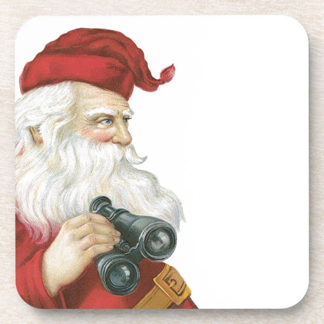 Santa Claus Beverage Coaster (Front)