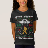 Santa Claus Bigfoot Ufo Sasquatch Ugly Christmas S