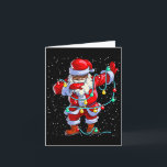 Santa Claus Black Christmas Afro African American  Card<br><div class="desc">Santa Claus Black Christmas Afro African American Xmas</div>