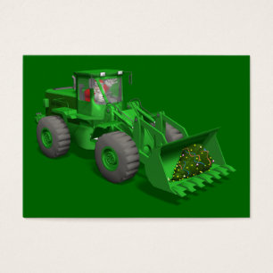 Santa Claus Bulldozer Operator