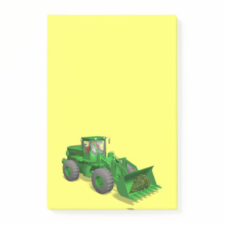 Santa Claus Bulldozer Operator Post-it Notes