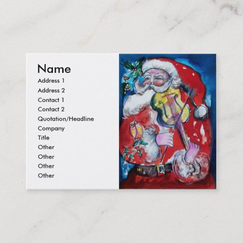 SANTA  CLAUS BUSINESS CARD