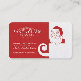 Santa Claus Business Card