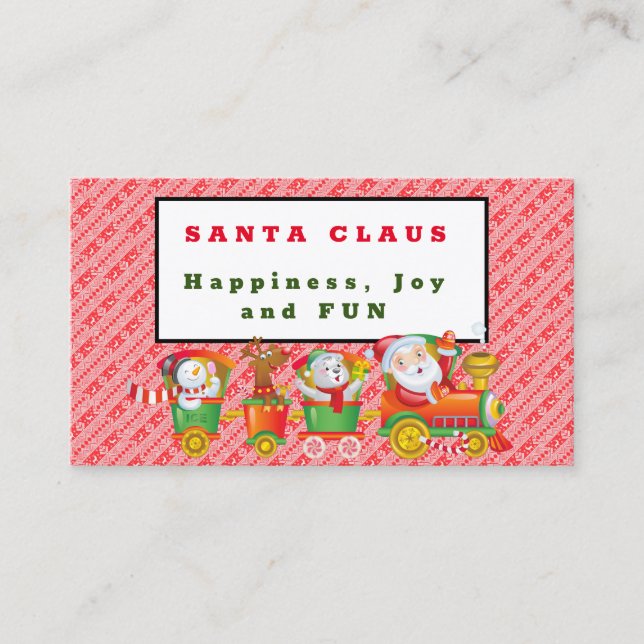 Santa Claus Business Card (Front)