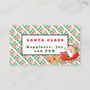 Santa Claus Business Card