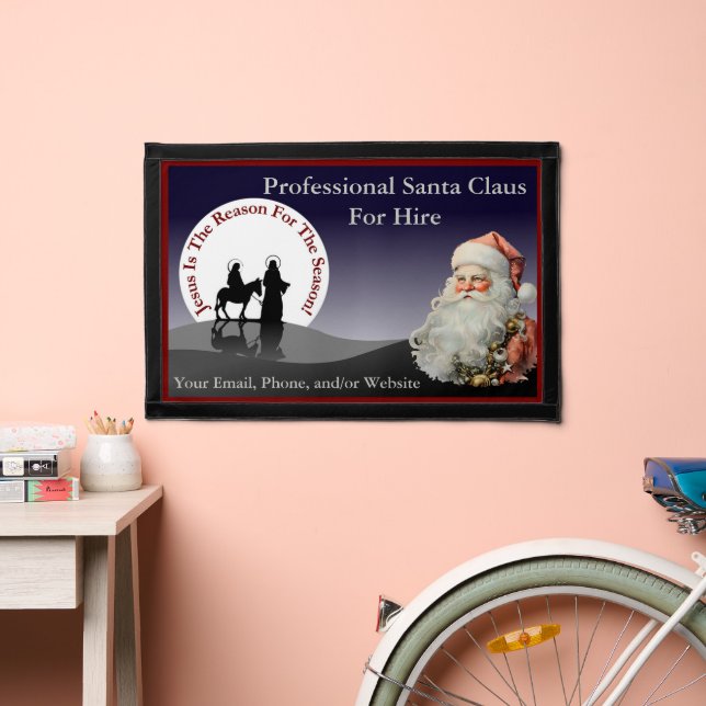 Santa Claus Business Pennant (Insitu 2)