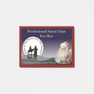 Santa Claus Business Sticky Notes