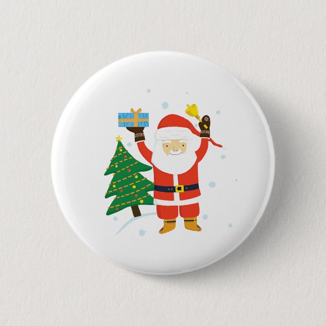 Santa Claus Button (Front)