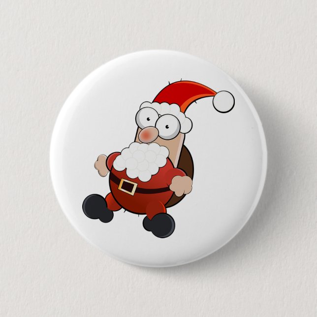 Santa Claus Button (Front)