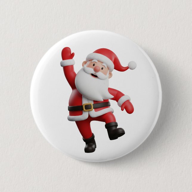 Santa Claus Button (Front)