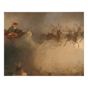 Santa Claus by William Holbrook Beard Faux Canvas Print