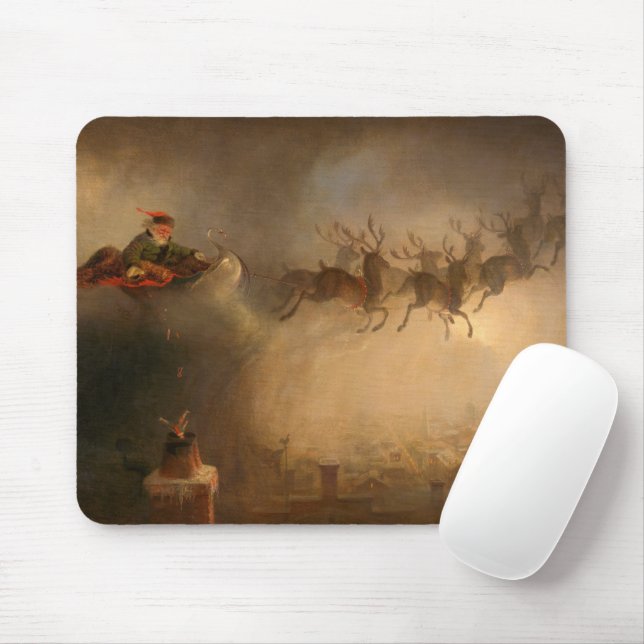 Santa Claus by William Holbrook Beard Mouse Pad (With Mouse)